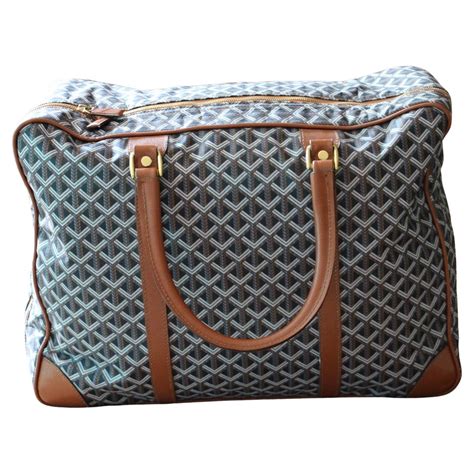 goyard suitcase|Goyard travel bag price.